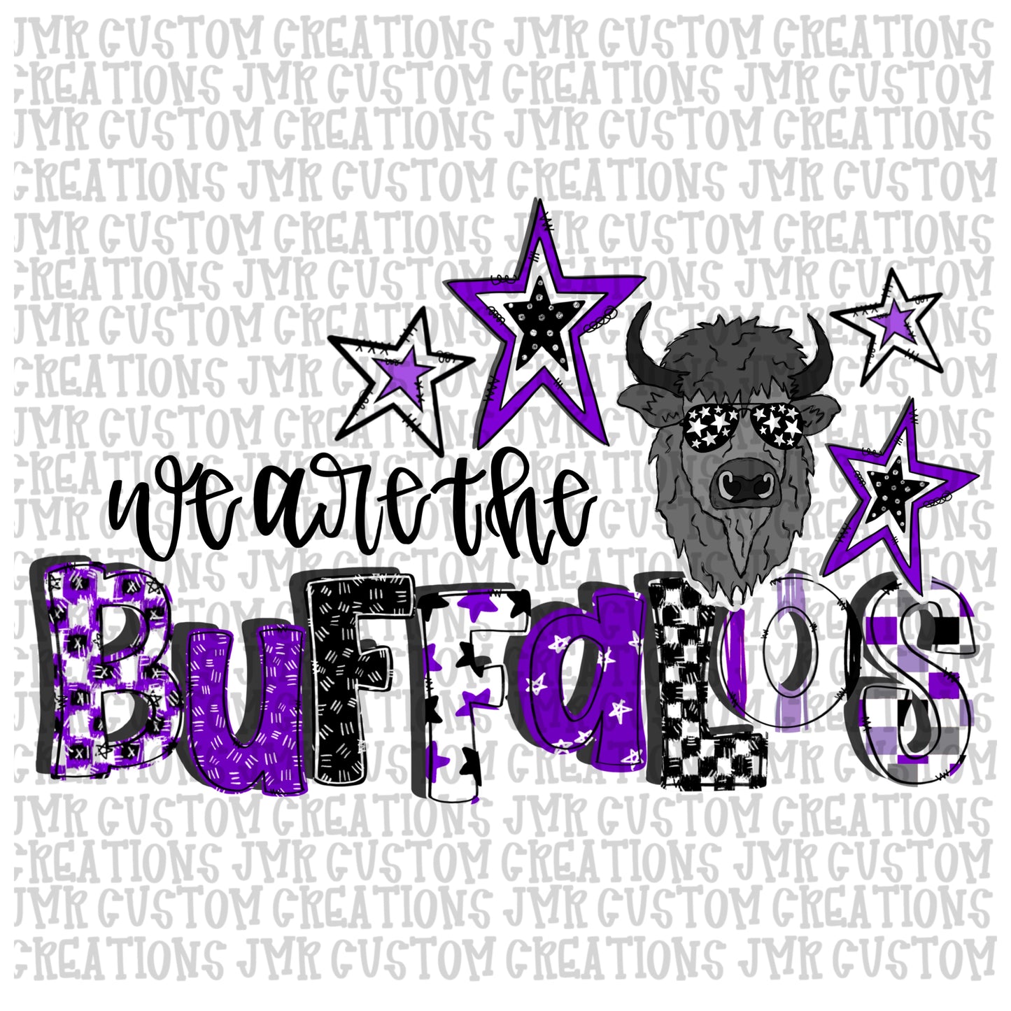Mountain View Buffalos T-Shirt: Design 2