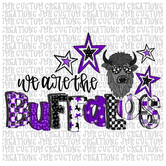 Mountain View Buffalos Crewneck Sweatshirt: Design 2