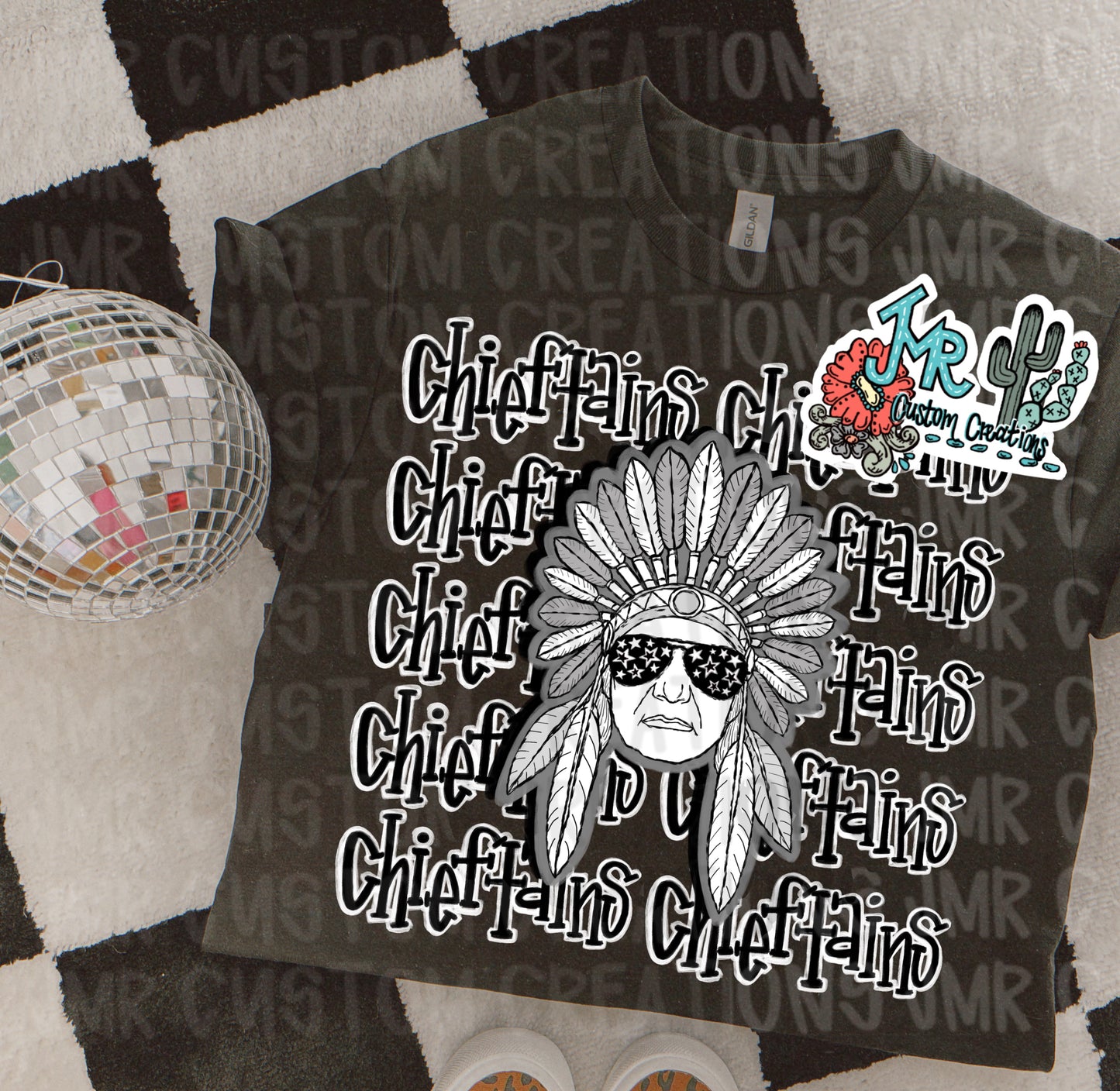 CHIEFTAINS Mascot School Spirit Digital Design