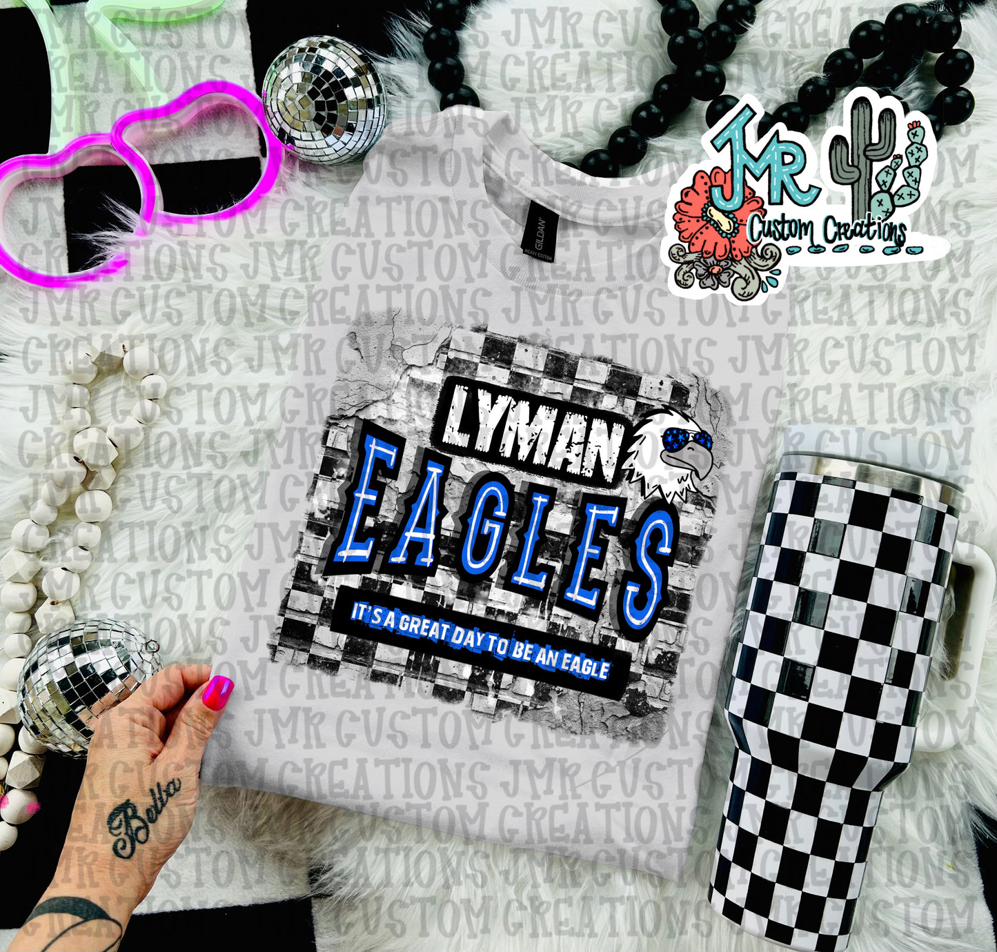 Lyman Eagles Long Sleeve T-Shirt: Design 5