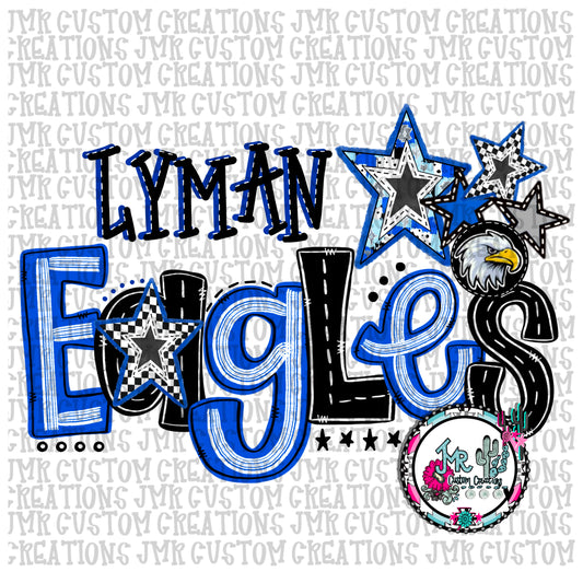 Lyman Eagles Crewneck Sweatshirt: Design 6