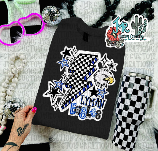 Lyman Eagles Hoodie: Design 7