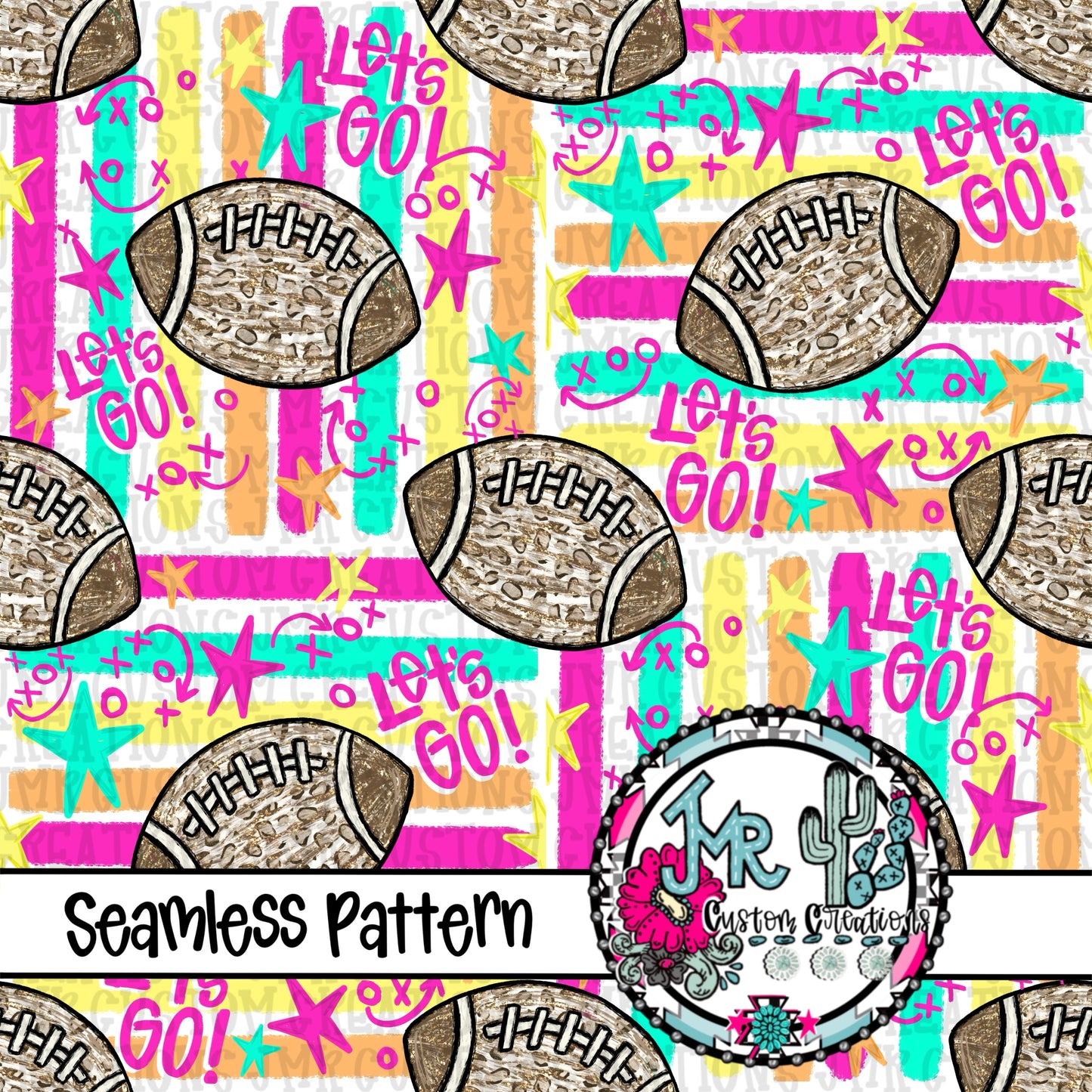 Football Seamless Pattern