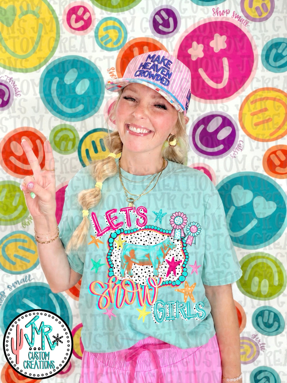 Let's Show Girl Steers PNG Digital Design