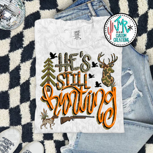 He's STILL Hunting PNG Digital Design