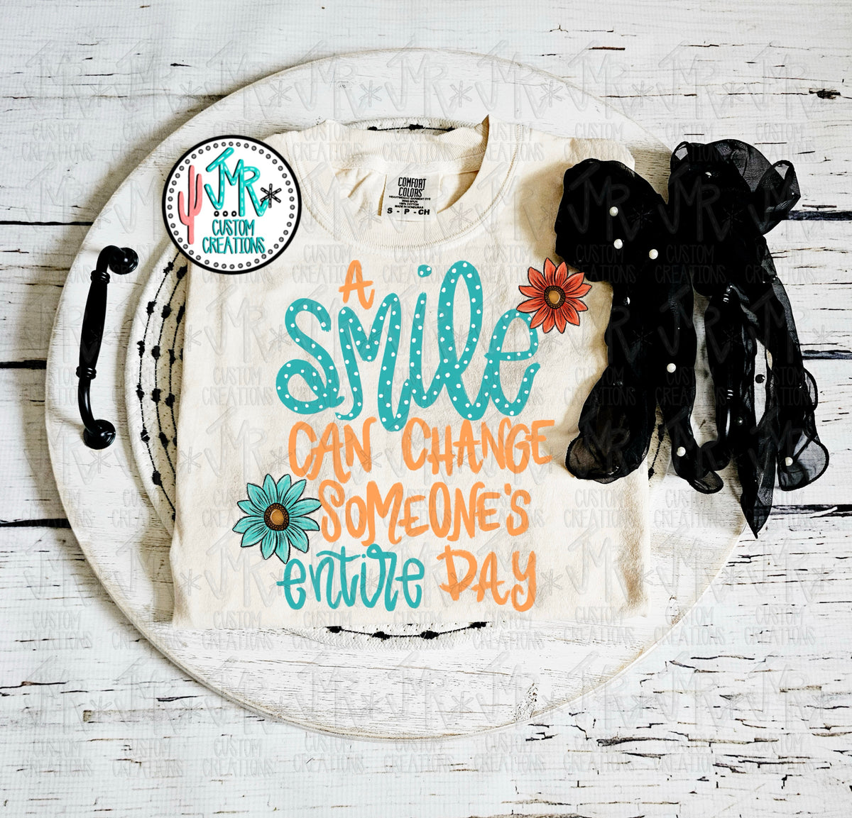A Smile Can Change Someone’s Day Digital PNG Design