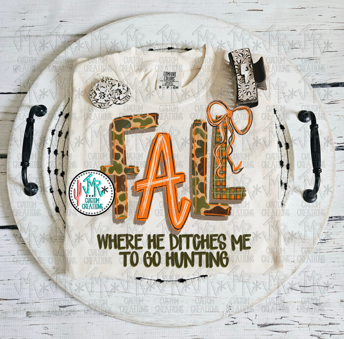 Fall Hunting Camo Digital PNG Design