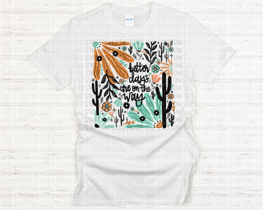 Better Days DIGITAL DESIGN-teal/orange