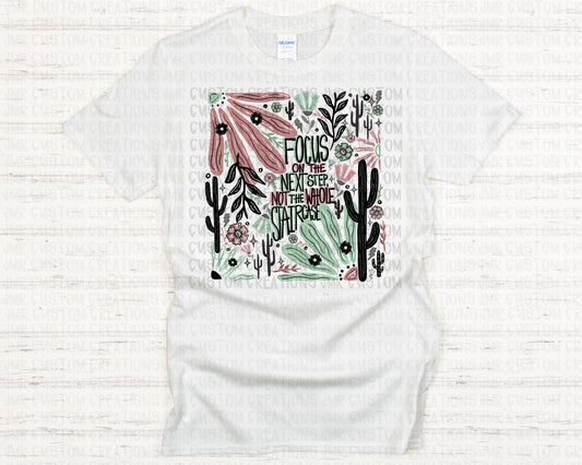 Focus on the Next Step DIGITAL DESIGN-Pink/Green