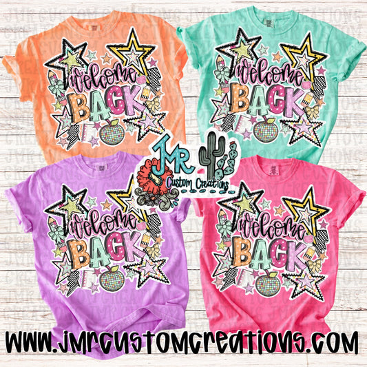 Welcome Back-Back to school DIGITAL Design