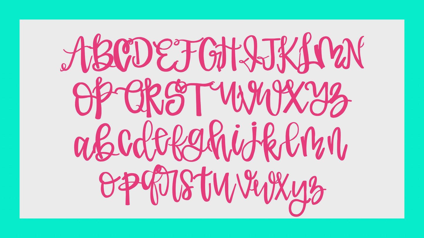 Lulee-Hand-Drawn Font