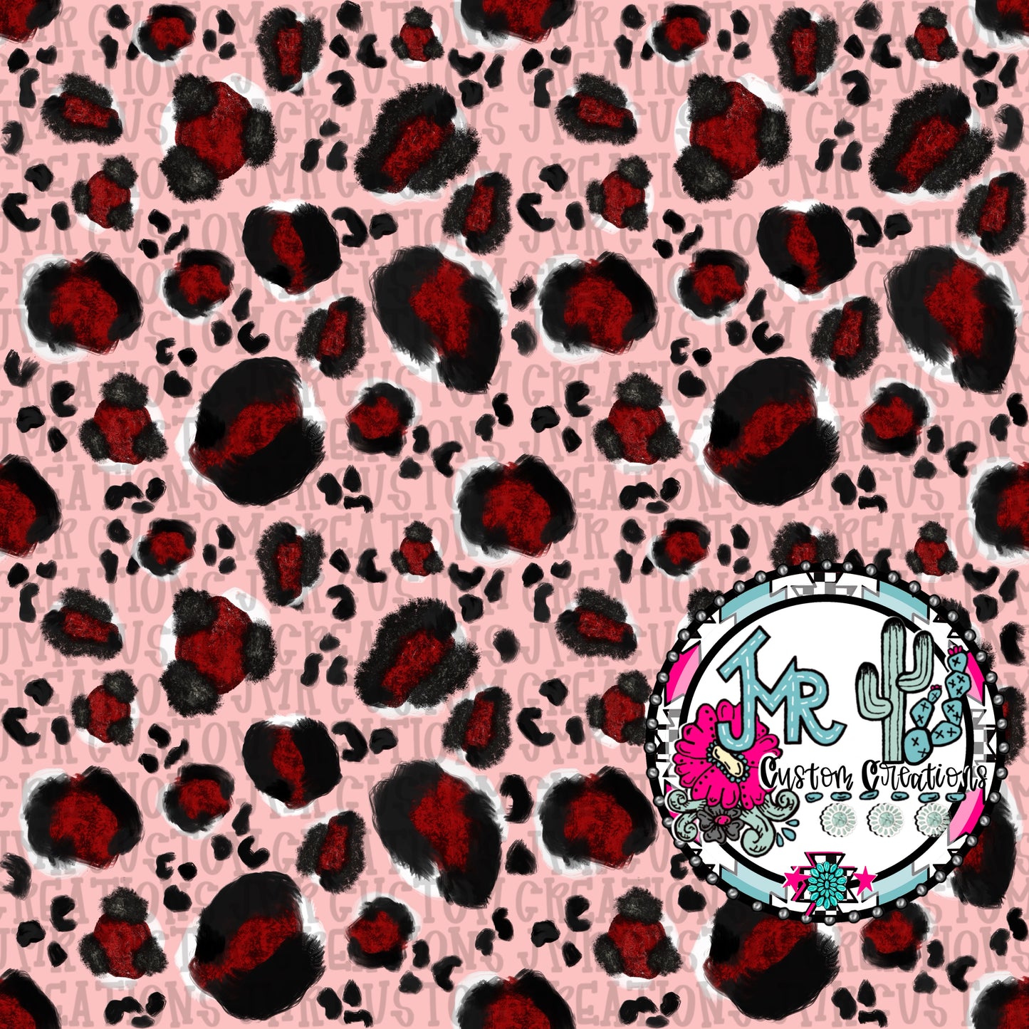 Valentines Day Seamless: Pattern- Cheetah ***DIGITAL FILE***