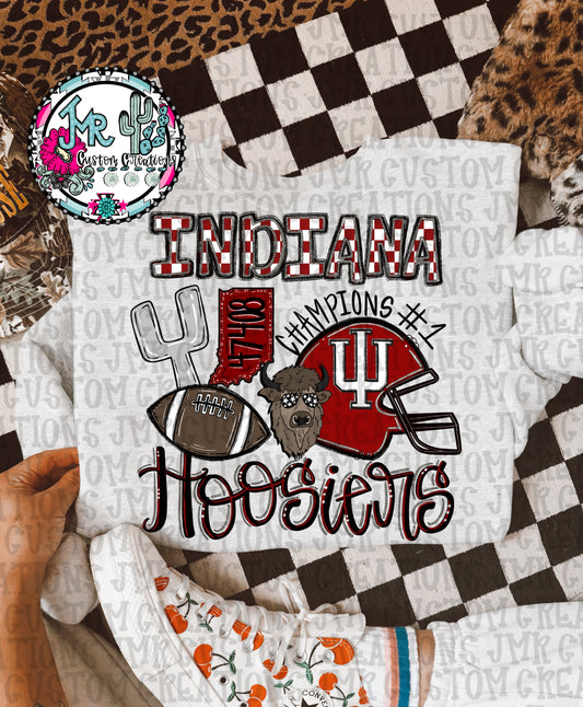 Indiana Hoosiers College Football Digital Design