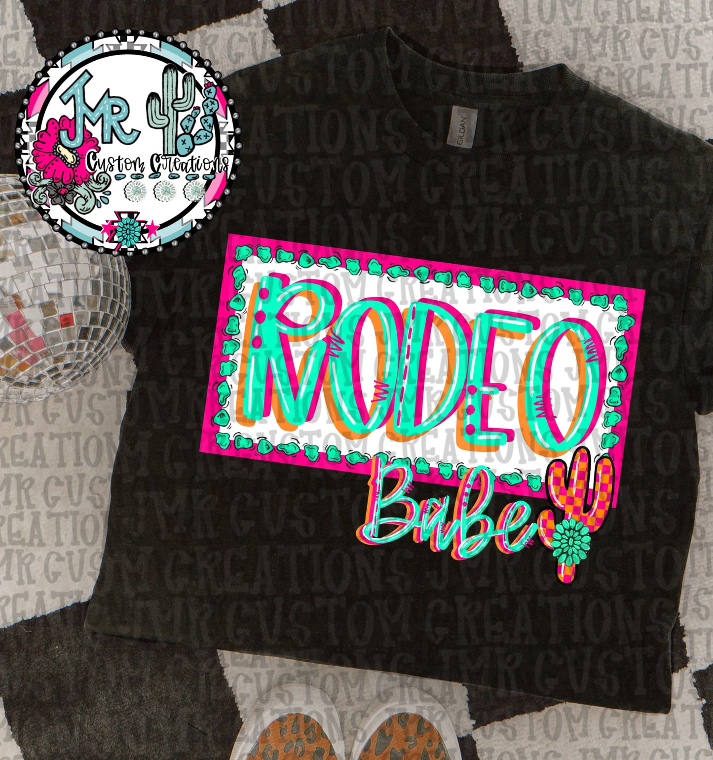 Rodeo Babe Western Cactus DIGITAL DESIGN