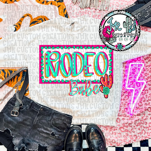 Rodeo Babe Western Cactus DIGITAL DESIGN