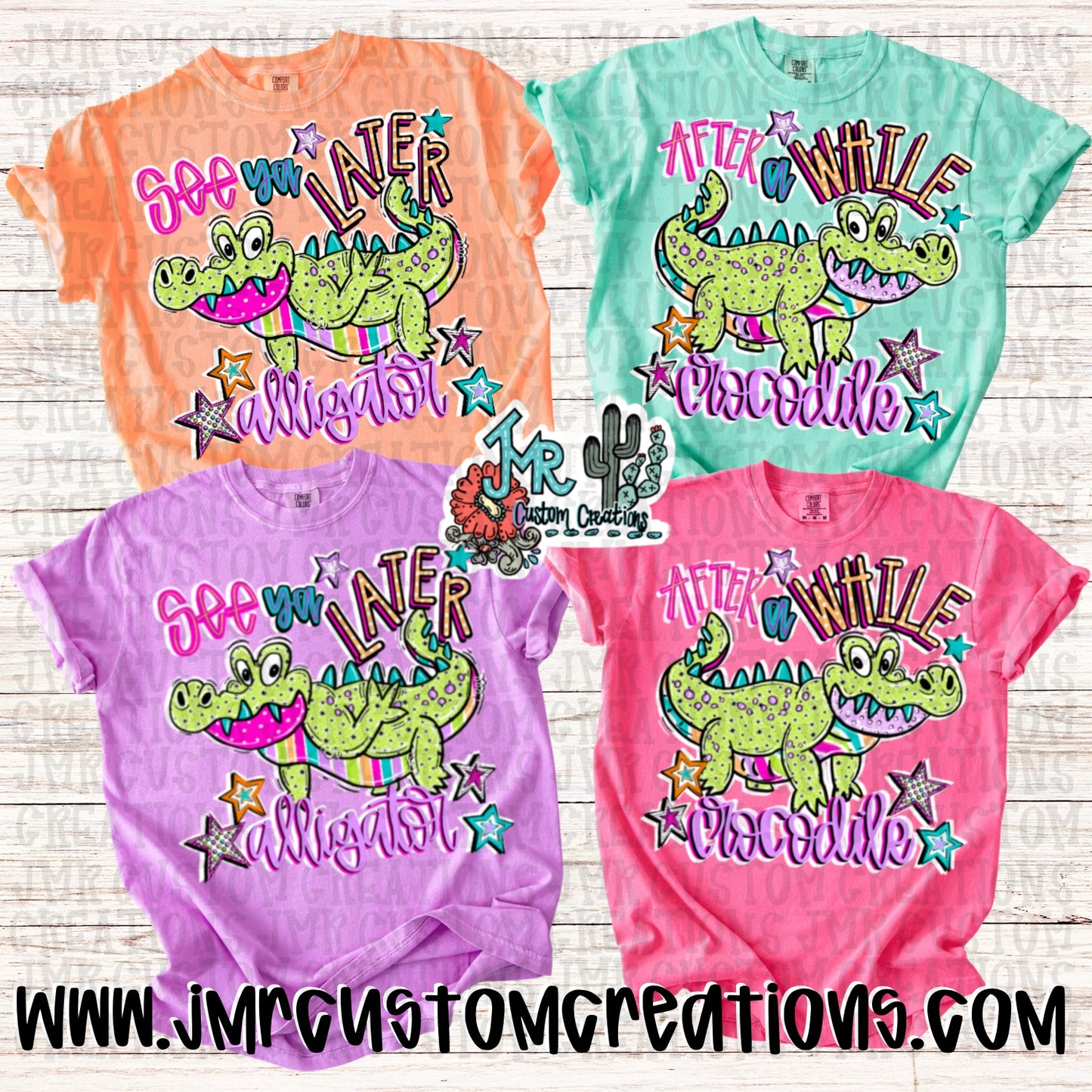 Later Gator- After While Crocodile DIGITAL Design PNG SET