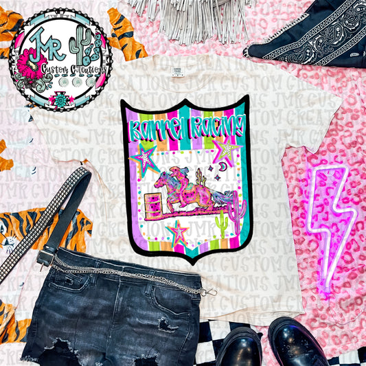 Barrel Racing Western Rodeo Back Number PNG DIGITAL DESIGN