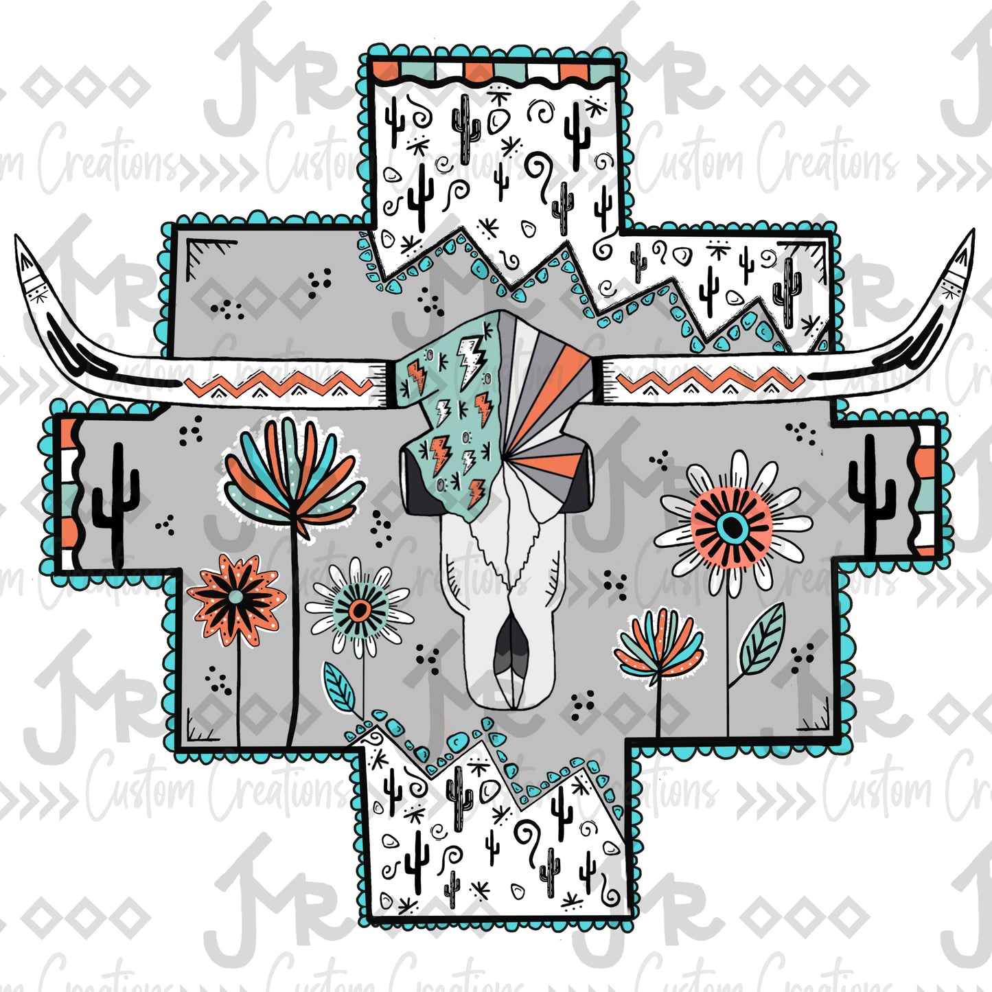 Longhorn Coral Aztec
