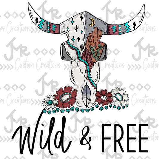 Long Horn Wild & Free