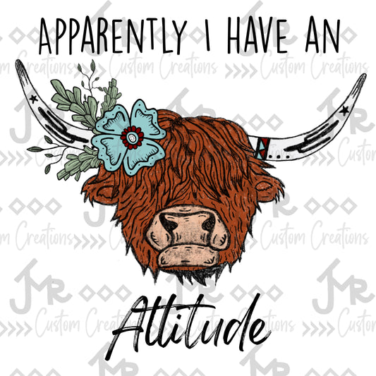 Highland Cow Attitude