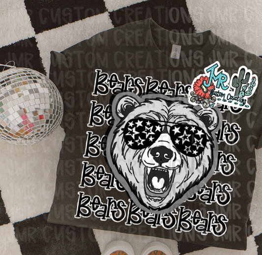 BEARS Mascot School Spirit Digital Design