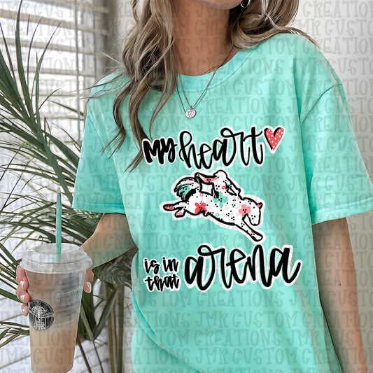 Rodeo-Heart is in that arena-Bucking Horse-Saddle Bronc and Bareback DIGITAL Design