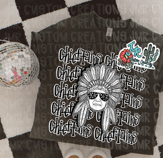CHIEFTAINS Mascot School Spirit Digital Design