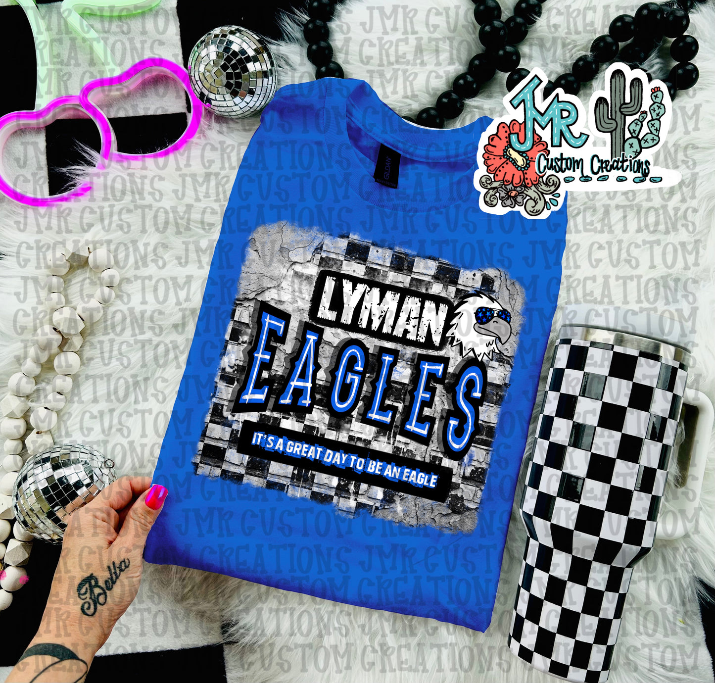 Lyman Eagles Long Sleeve T-Shirt: Design 5