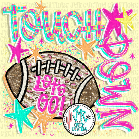 Touchdown PNG Digital Design