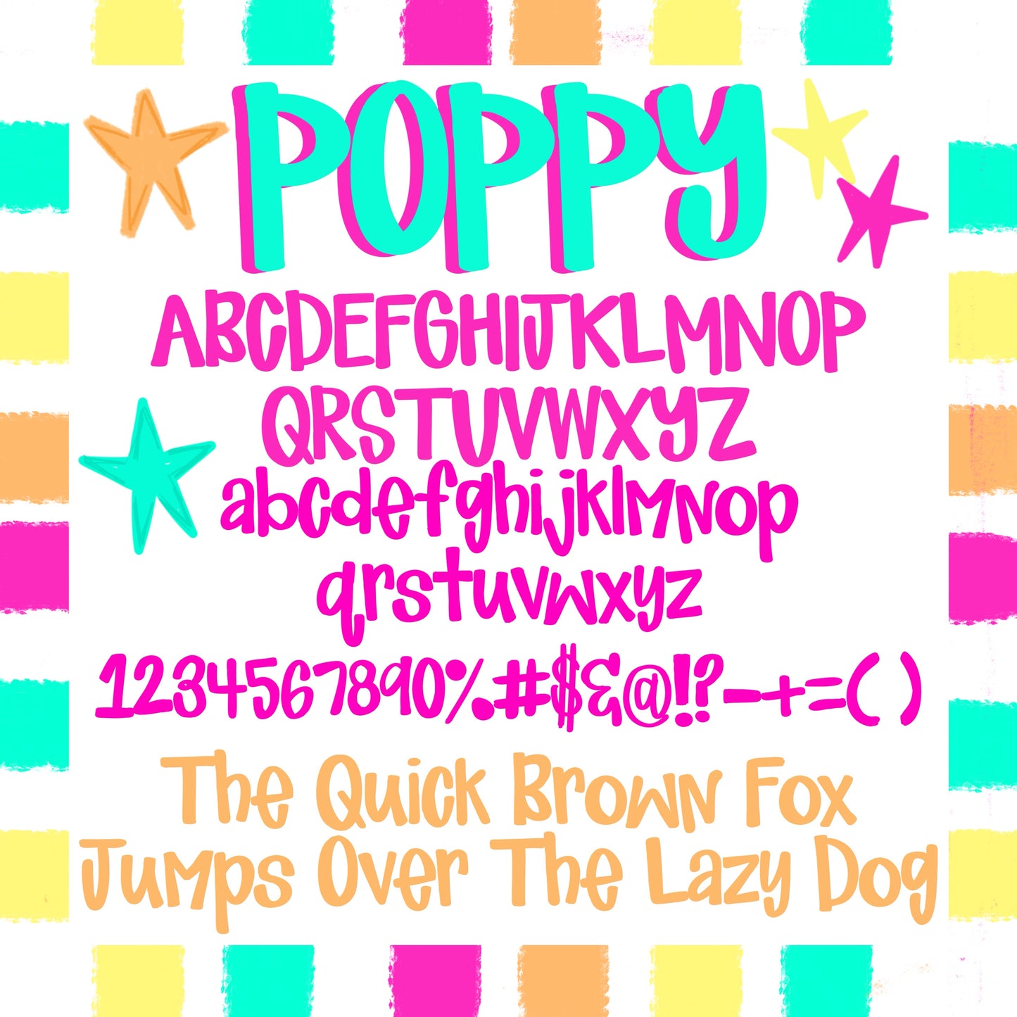 Poppy Hand-Drawn Font