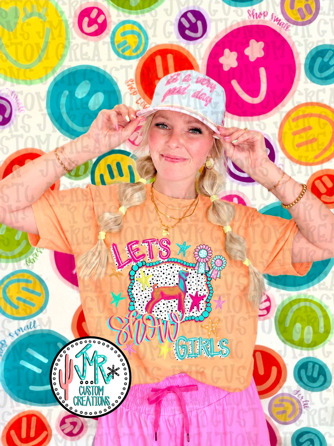 Let's Show Girl Goat PNG Digital Design
