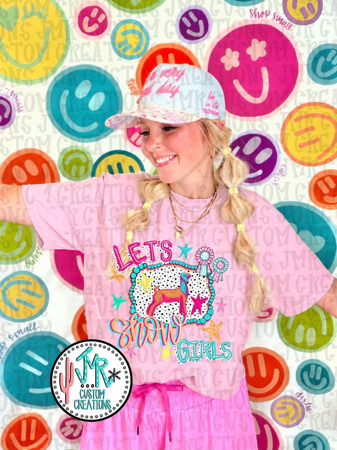 Let's Show Girl Goat PNG Digital Design