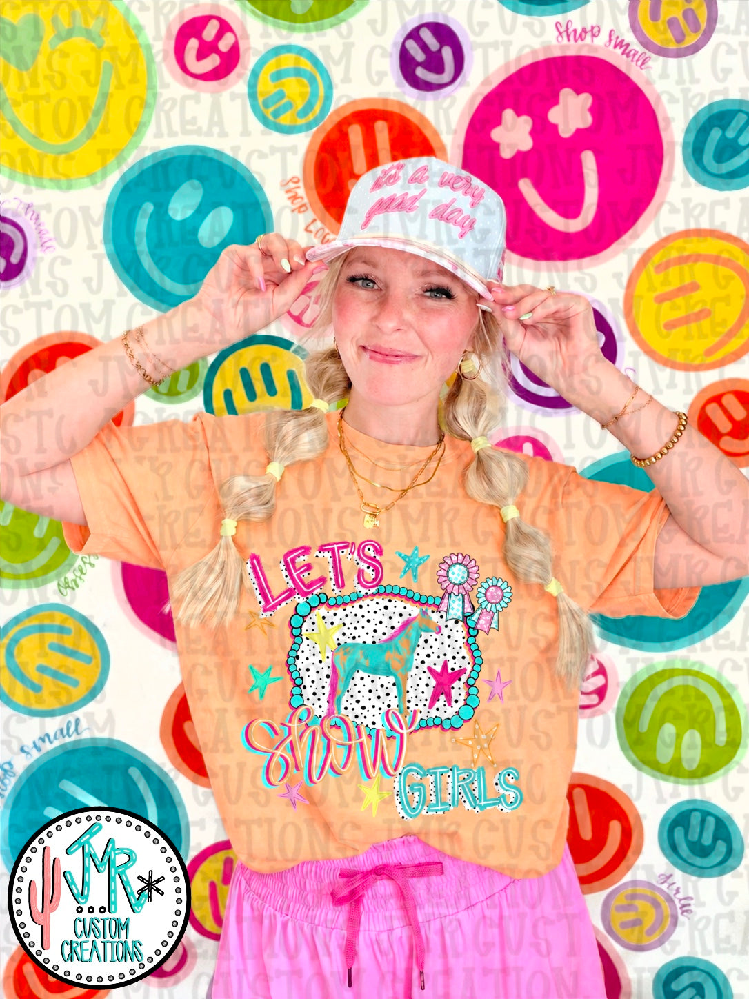 Let's Show Girl Horse PNG Digital Design