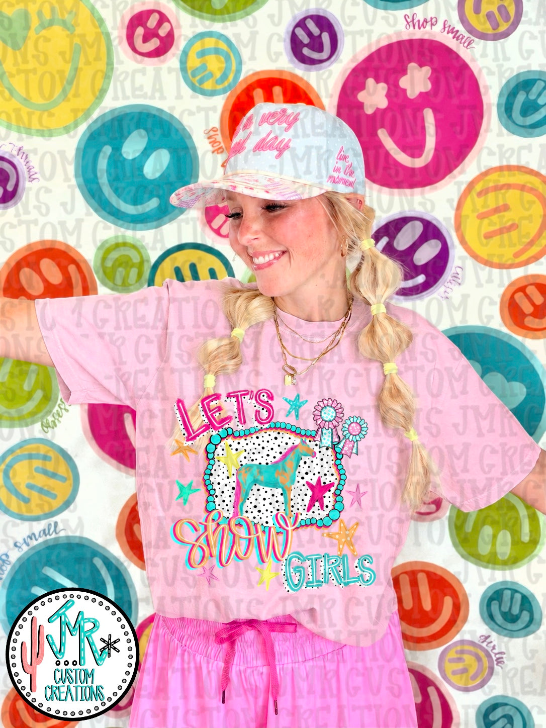 Let's Show Girl Horse PNG Digital Design