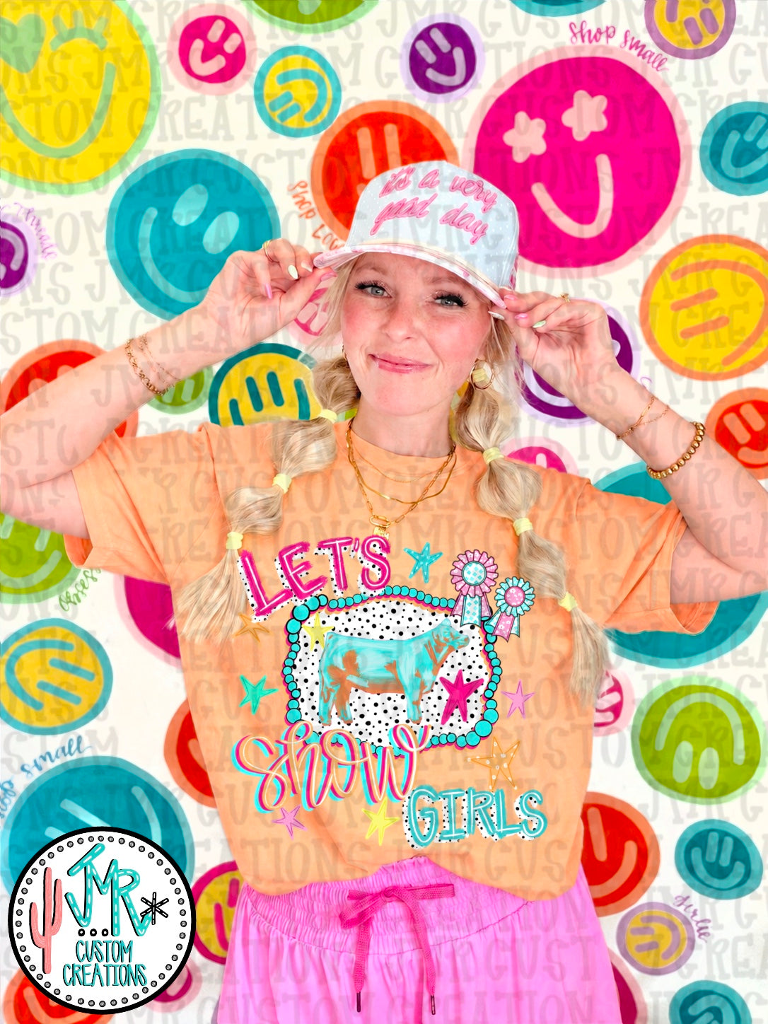 Let's Show Girl Steers PNG Digital Design