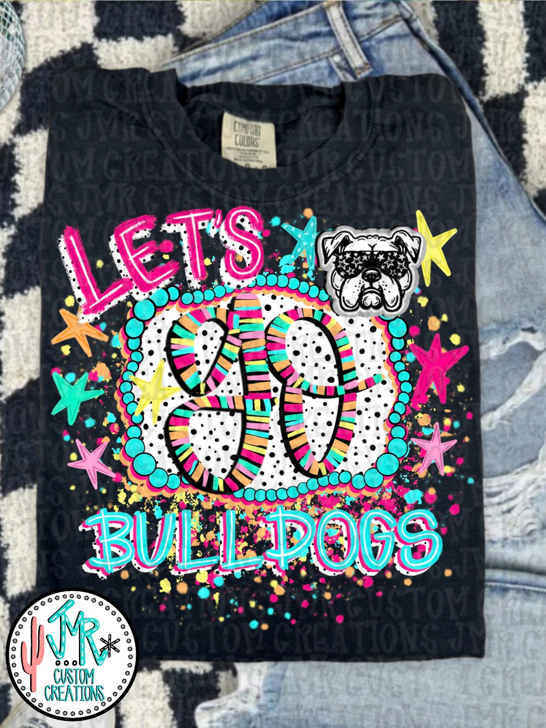 Let's go Bulldogs PNG Digital Design