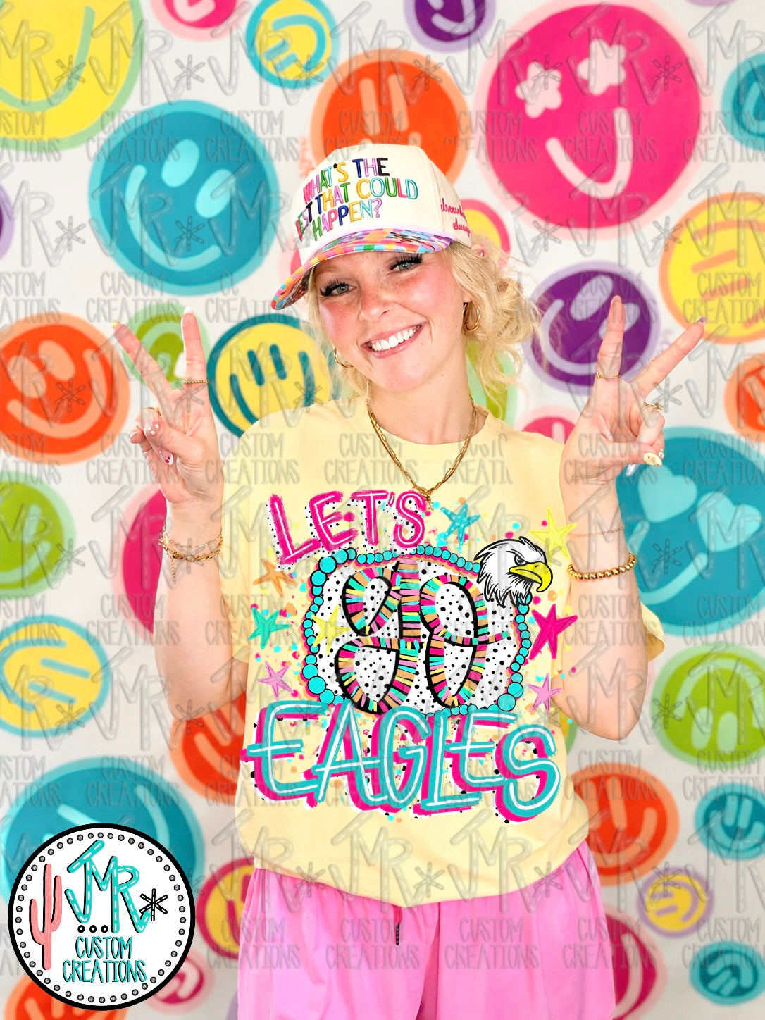 Let's go Eagles PNG Digital Design