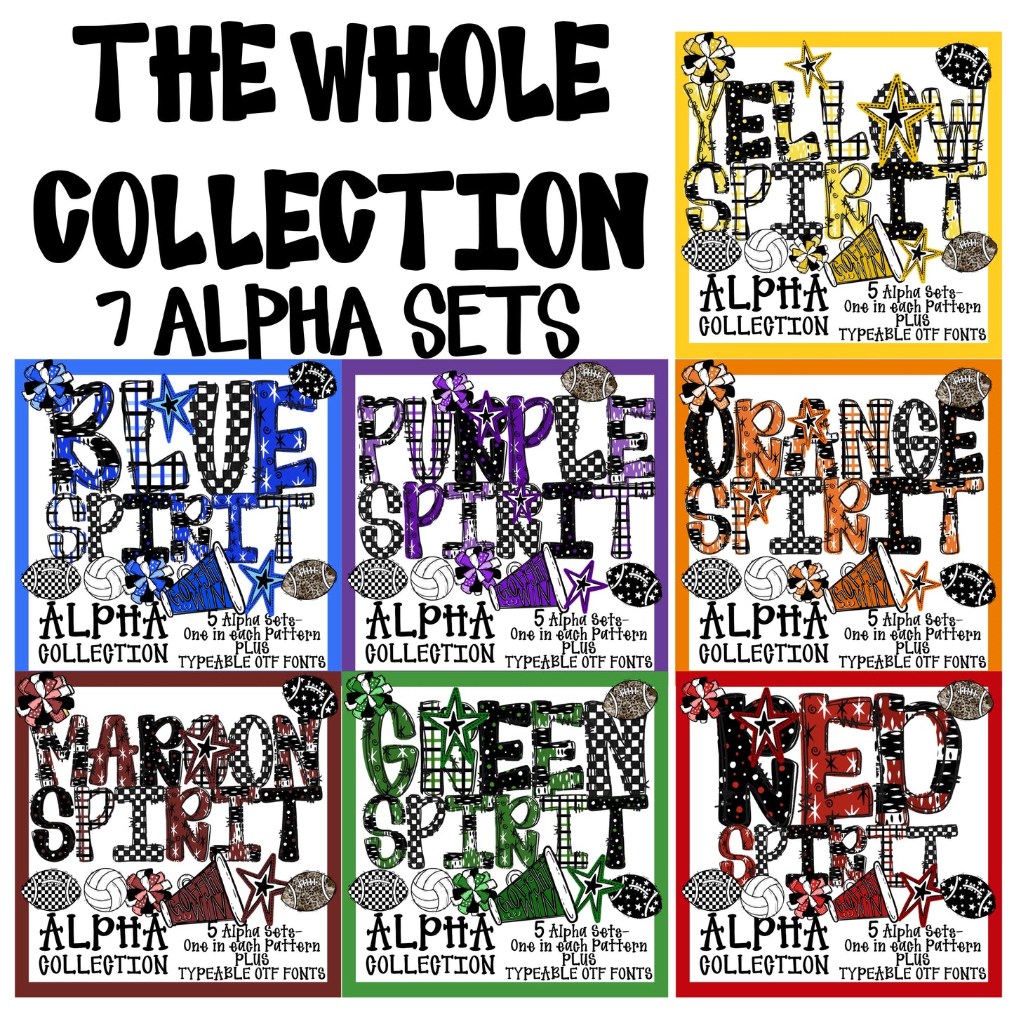 The Whole Collection-7 Spirit Alpha Sets