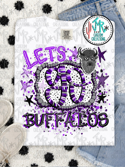 Mountain View Buffalos Comfort Colors T-Shirt #13