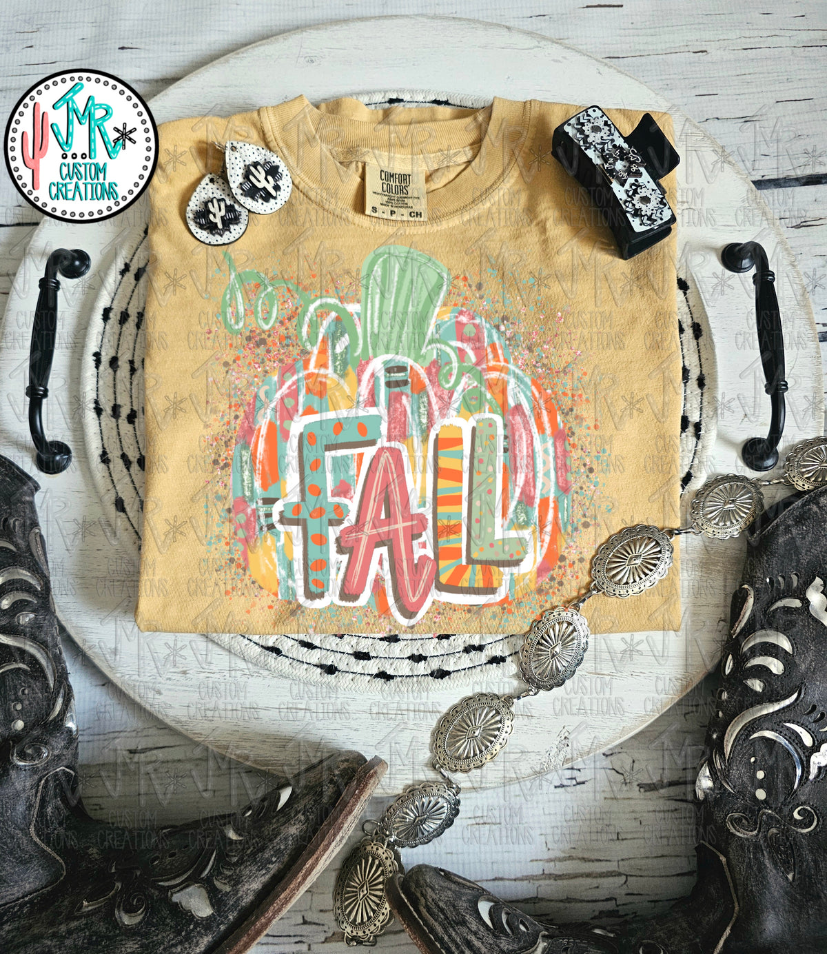 Fall Splatter Pumpkin Digital PNG Design