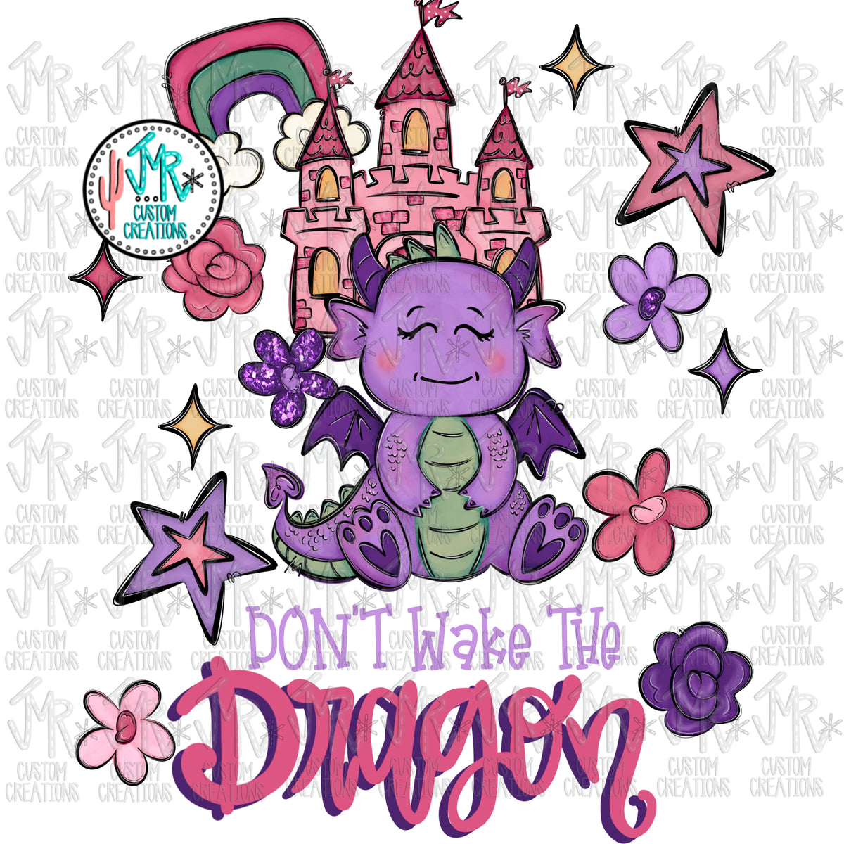 Don’t Wake The Dragon Digital PNG Design