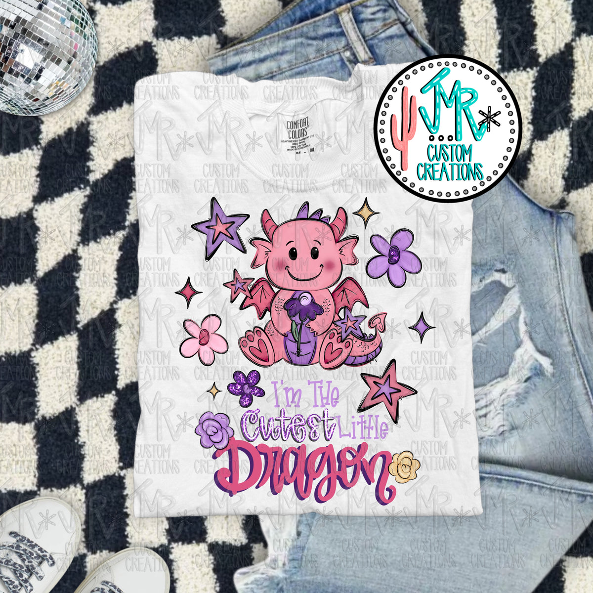 Cutest Little Dragon Digital PNG Design
