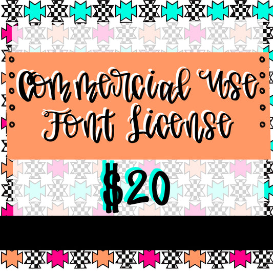 Commercial Use License for ONE Font