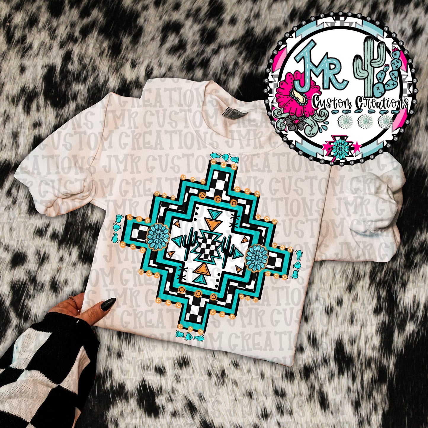Western Aztec Cactus DIGITAL DESIGN