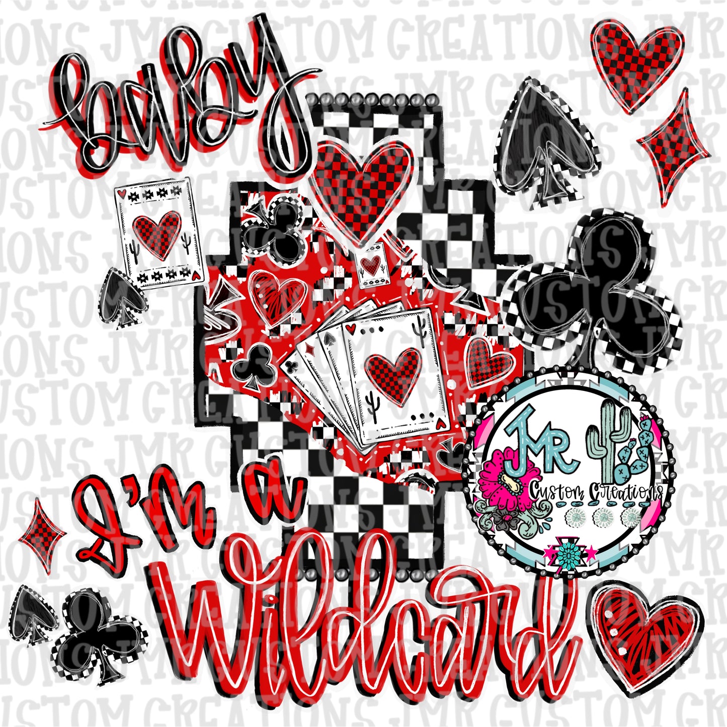 Western Gambler Wildcard DIGITAL DESIGN