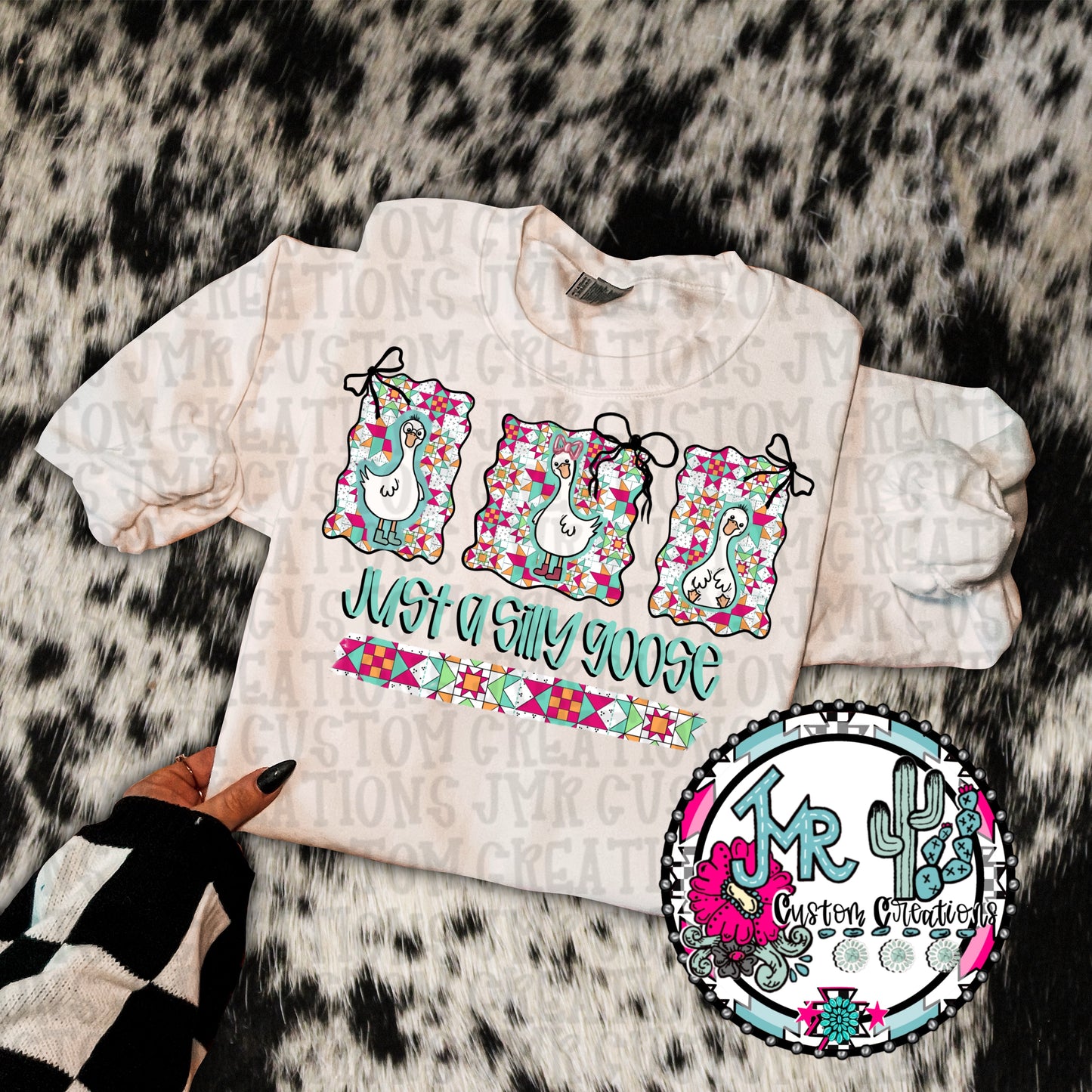 Silly Goose Vintage Quilted DIGITAL DESIGN