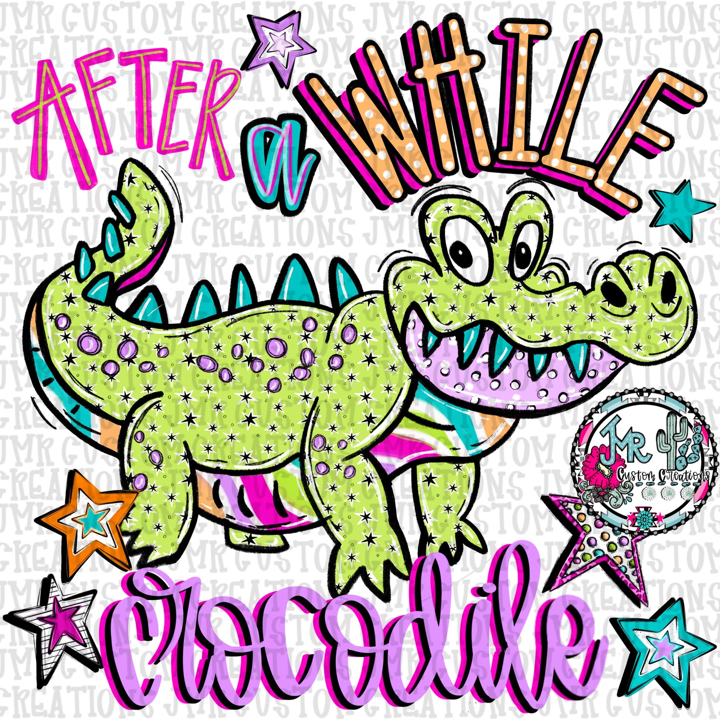Later Gator- After While Crocodile DIGITAL Design PNG SET