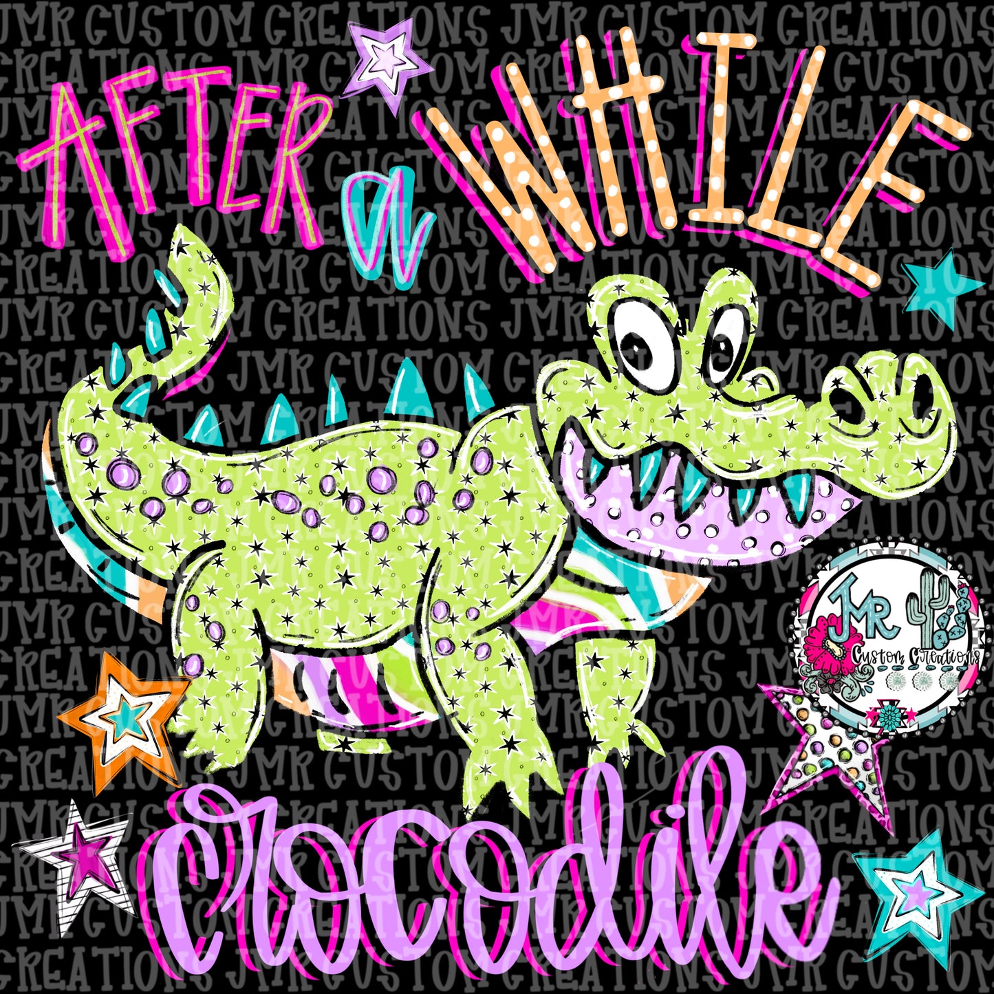 Later Gator- After While Crocodile DIGITAL Design PNG SET