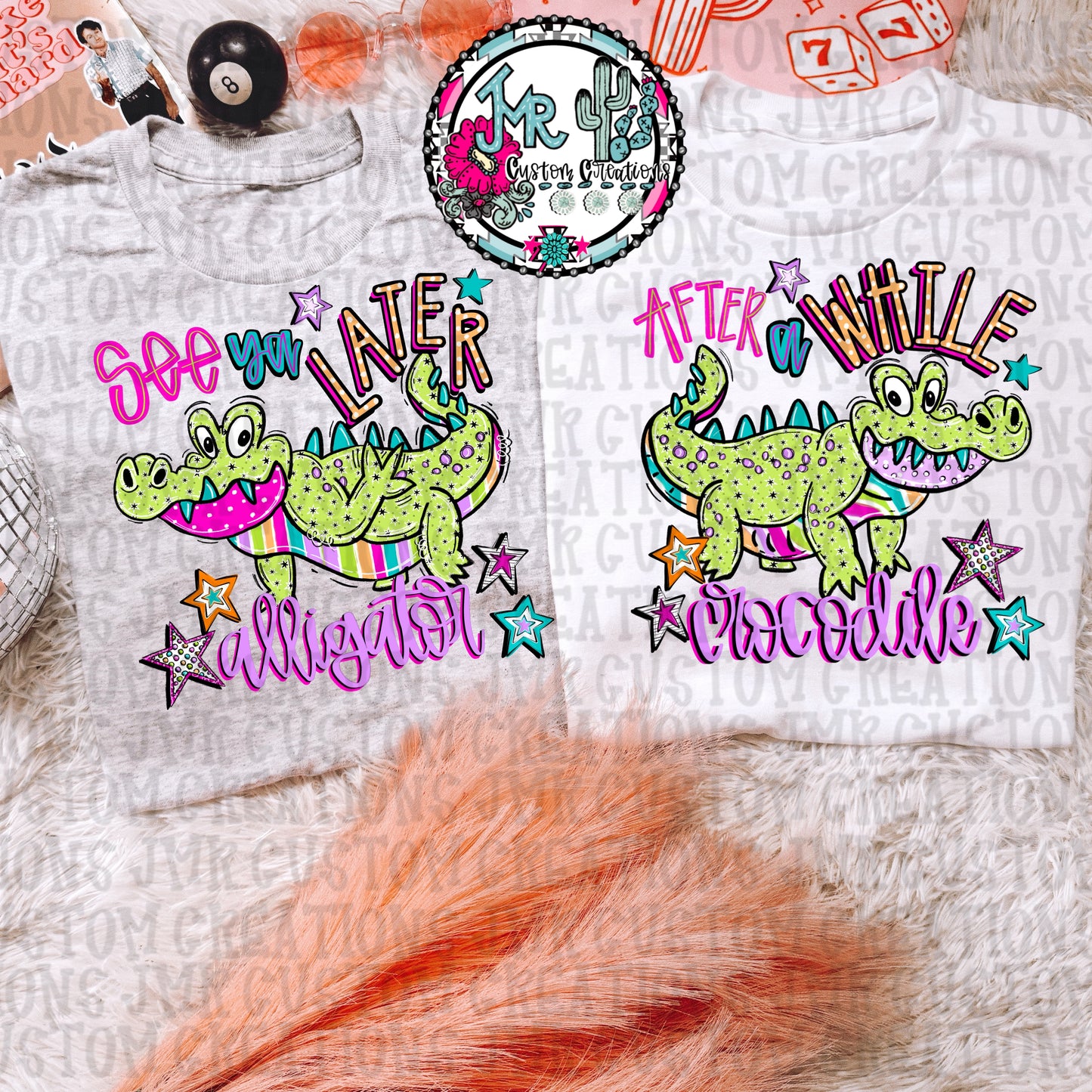Later Gator- After While Crocodile DIGITAL Design PNG SET