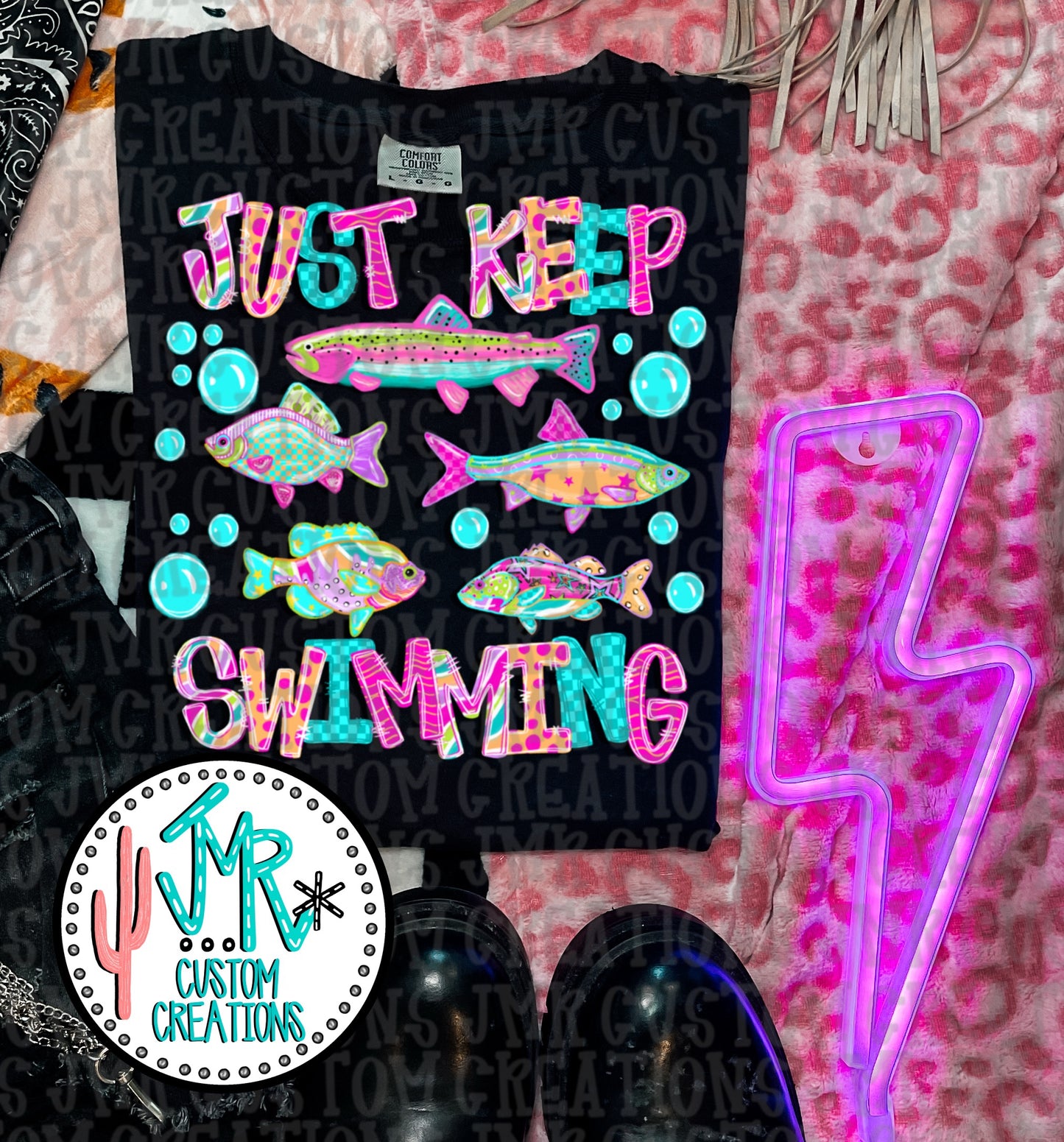 Just Keep Swimming DIGITAL Design PNG
